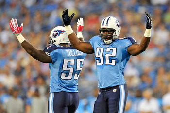 David Thornton of the Tennessee Titans looks on during the NFL game News  Photo - Getty Images