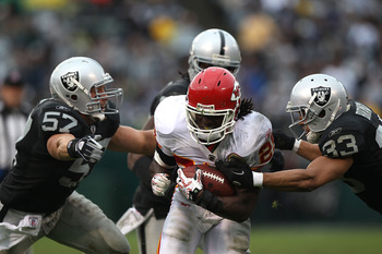 The top five running backs in KC Chiefs history