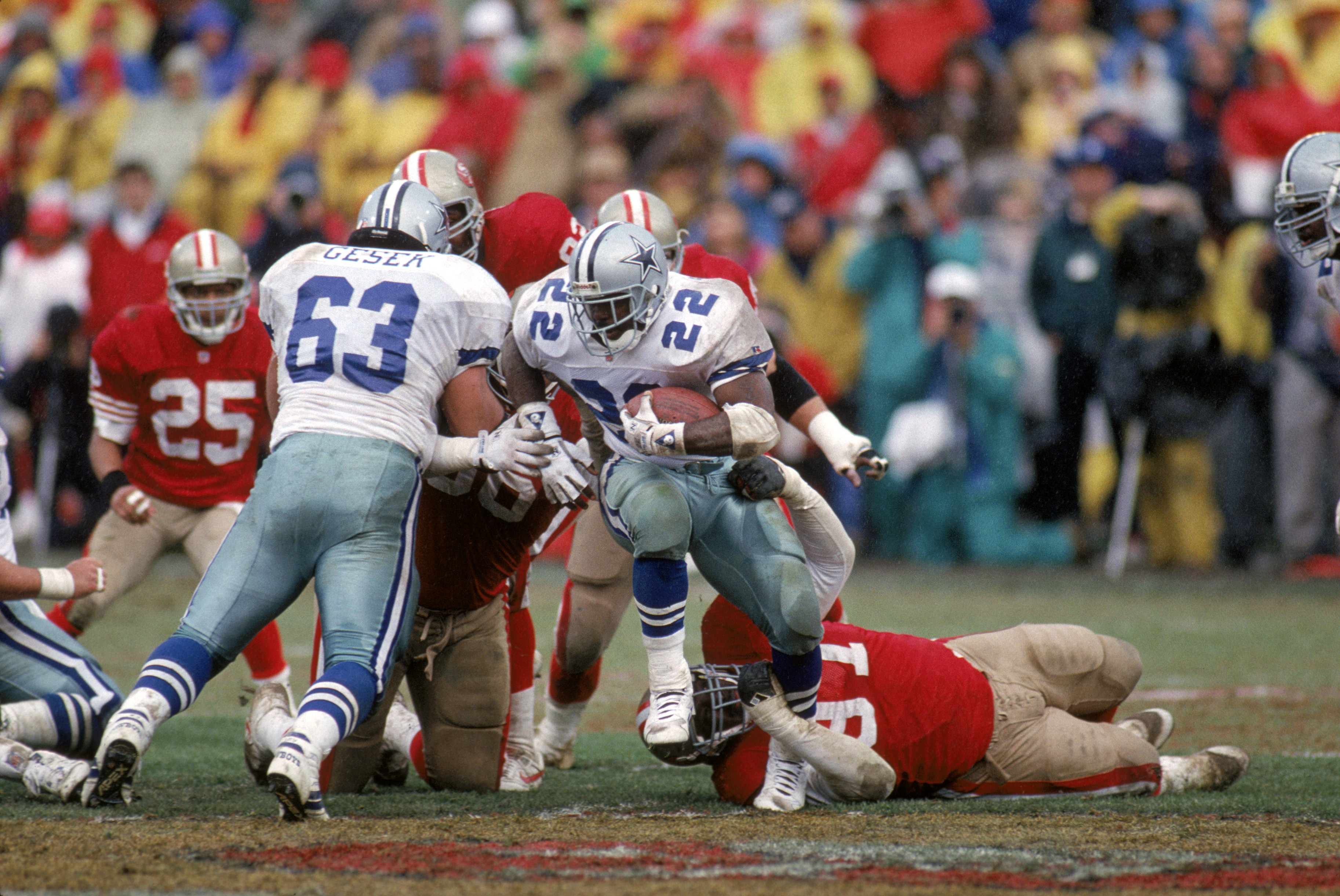 January 15, 1995 - San Francisco, California, U.S - San Francisco 49ers vs. Dallas  Cowboys at Candlestick Park