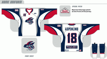 Alaska Aces Alternate Uniform - ECHL (ECHL) - Chris Creamer's