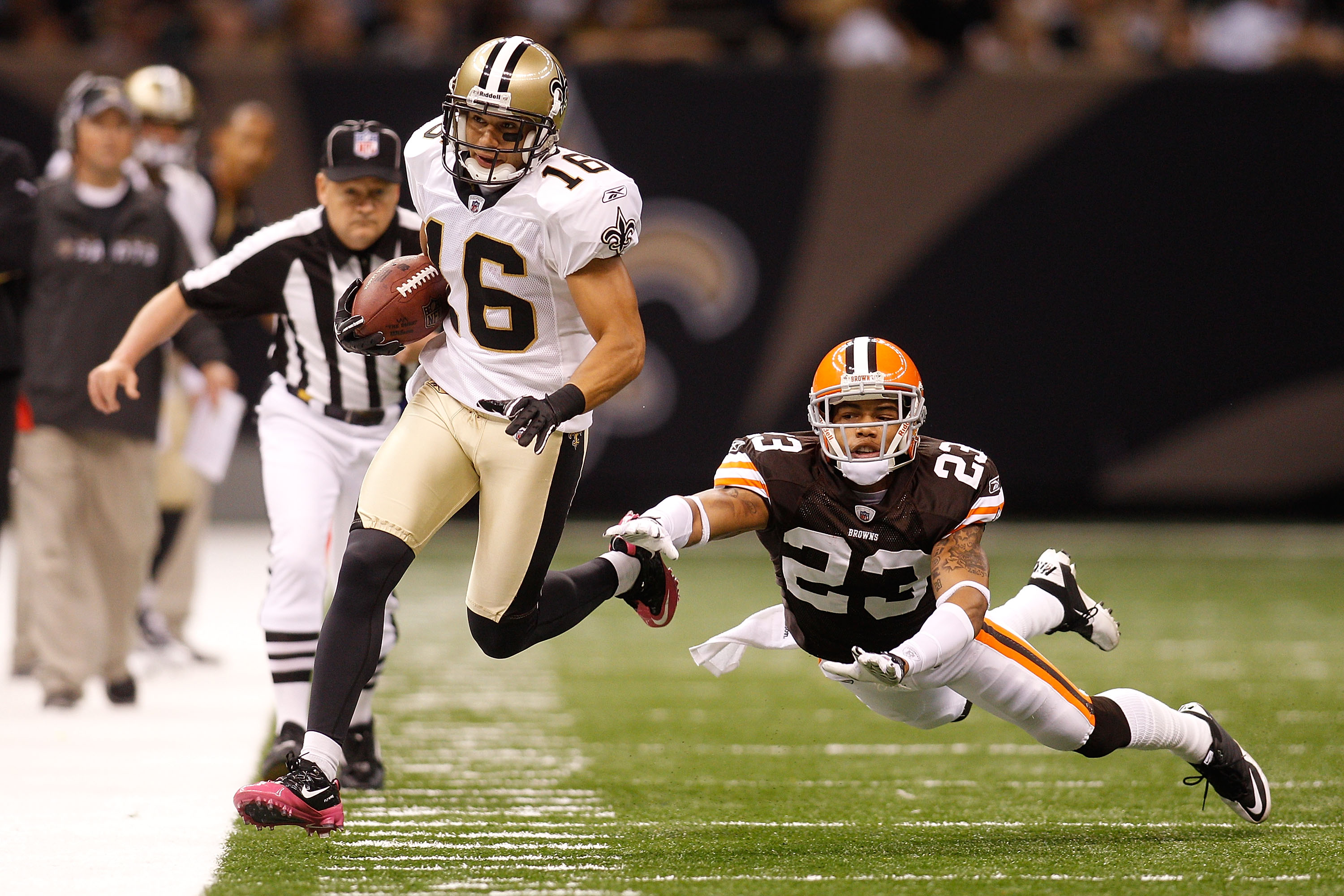 Oct 24, 2010: New Orleans Saints wide receiver Lance Moore (16