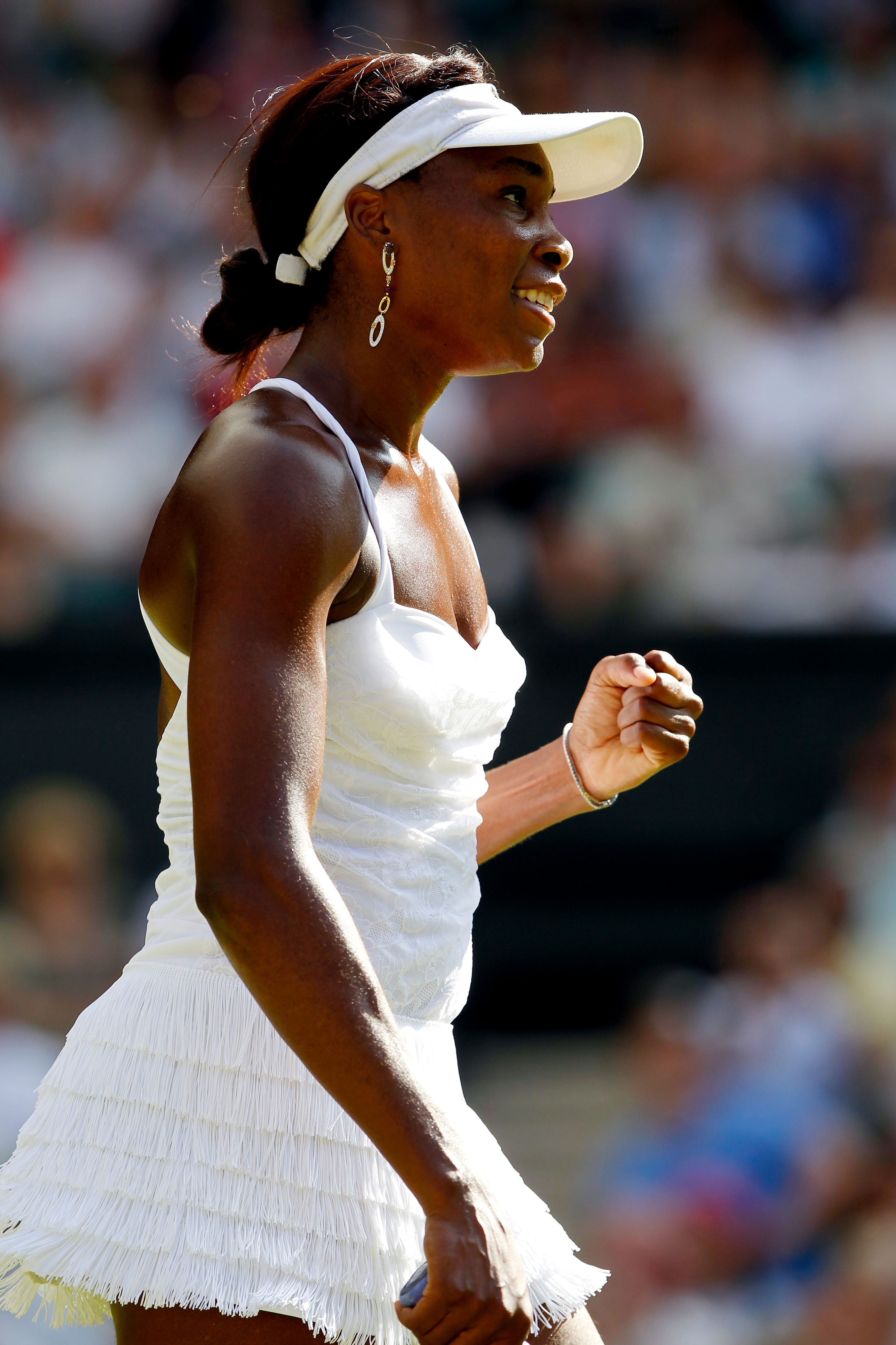 Venus Williams at Wimbledon in 2010.