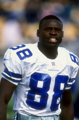18 Oct 1998:  Wide receiver Michael Irvin #88 of the Dallas Cowboys looks on during the game against the Chicago Bears at Soldier Field in Chicago, Illinois. The Bears defeated the Cowboys 13-12. Mandatory Credit: Tom Pidgeon  /Allsport