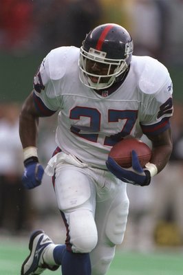 New York Giants Rodney Hampton #27 NFL PRO BOWL VINTAGE Sz Large