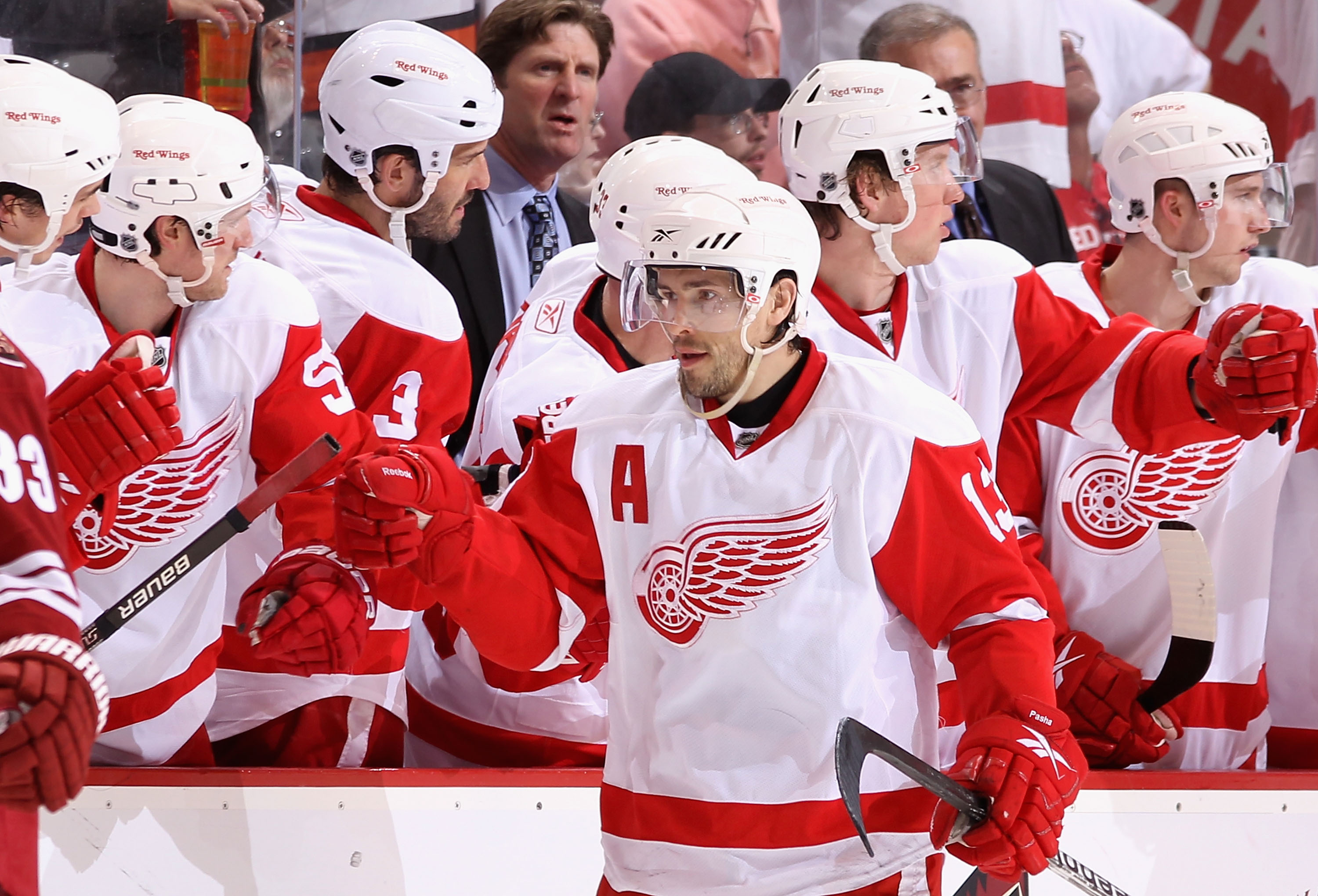 Tyler Bertuzzi shows poise in Red Wings debut