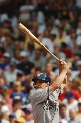 CHICAGO - JULY 16:  Craig Counsell #30 of the Milwaukee Brewers bats during a game against the Chicago Cubs on July 16, 2004 at Wrigley Field in Chicago, Illinois.  The Brewers defeated the Cubs 3-2.  (Photo by Jonathan Daniel/Getty Images)