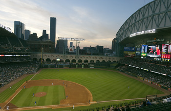 A challenge in the outfield at Minute Maid