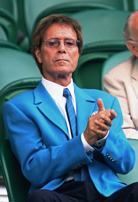 WIMBLEDON, ENGLAND - JUNE 27:  Singer Sir Cliff Richard watches the play on Centre Court on Day Six of the Wimbledon Lawn Tennis Championships at the All England Lawn Tennis and Croquet Club on June 27, 2009 in London, England.  (Photo by Paul Gilham/Gett