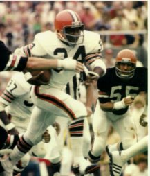 HOF Jim Brown #32 & Bobby Mitchell #49  Cleveland browns football, Nfl  cleveland browns, Cleveland browns history