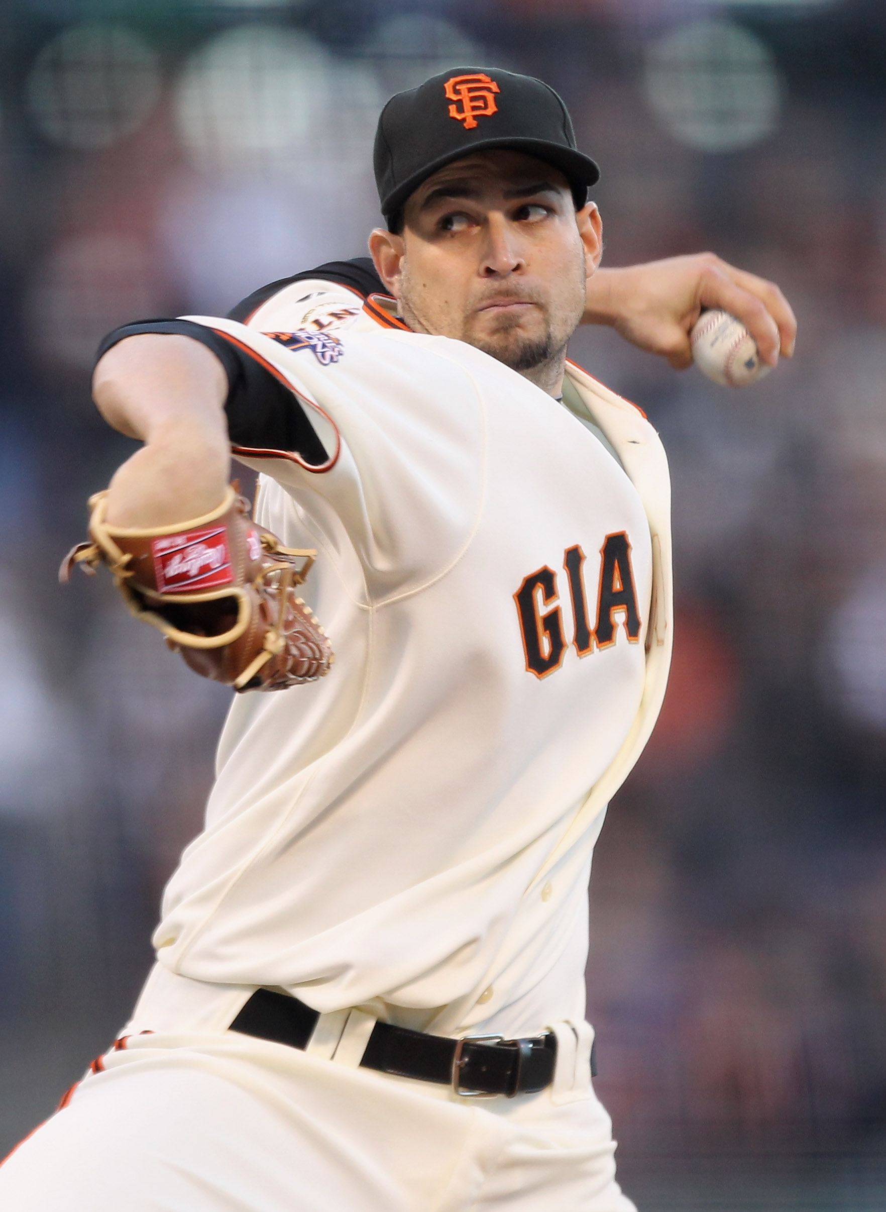 Lot Detail - 2011 SEASON JONATHAN SANCHEZ SIGNED GAME USED SAN FRANCISCO  GIANTS HOME JERSEY WITH 2010 WORLD SERIES CHAMPIONS PATCH