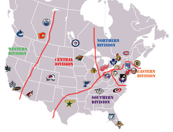 NHL Realignment: 5 Divisions and 0 Conferences, an Outside-the-Box ...