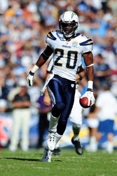 14 September 2008: San Diego Chargers running back Darren Sproles