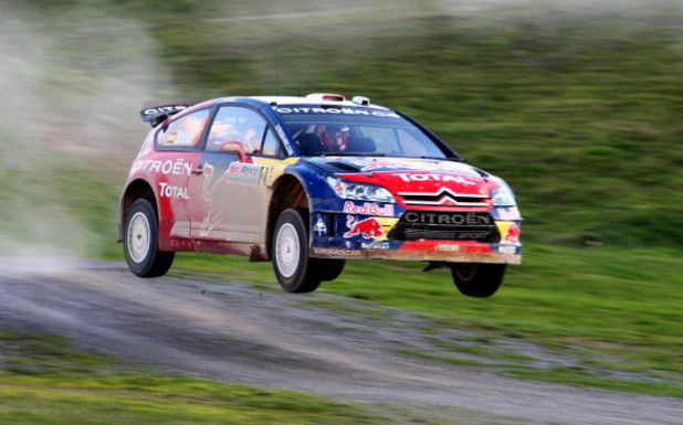 HAMILTON, NEW ZEALAND - AUGUST 29: Dani Sordo and co-driver Marc Marti of Spain in action in their Citroen C4 during Special Stage-3 Pirongia West held at Ngutunui during the Rally of New Zealand on August 29, 2008 in Hamilton, New Zealand. Rally New Zeal