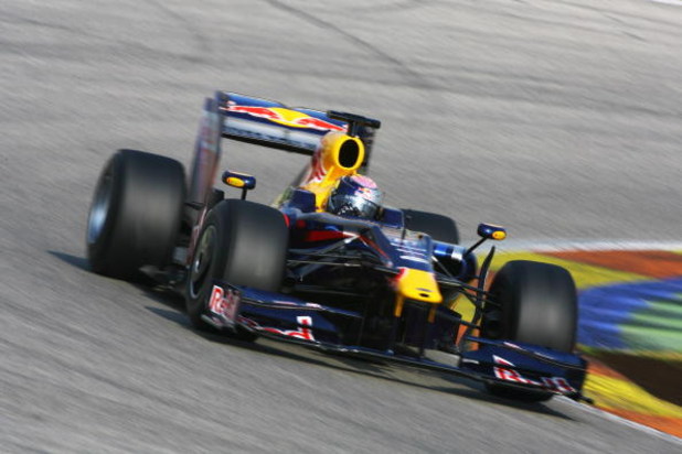 VALENCIA, SPAIN - FEBRUARY 26: Sebastian Vettel of Germany and Red Bull Racing in action during Formula One winter testing at the Ricardo Tormo circuit on February 26, 2009 in Valencia, Spain. (Photo by Paul Gilham/Getty Images)