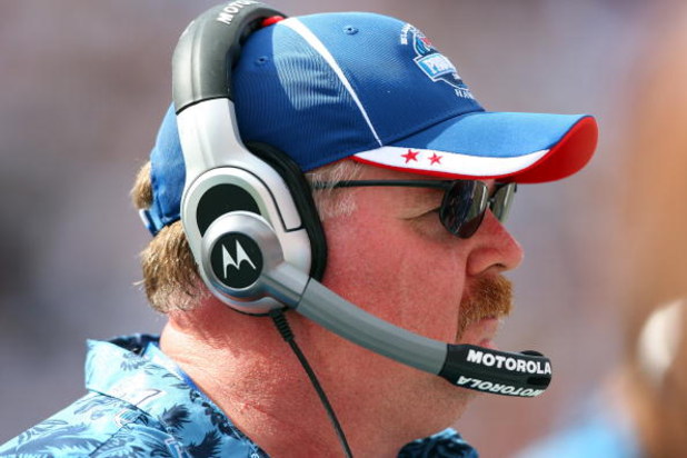 HONOLULU, HI - FEBRUARY 08: Head Coach Andy Reid of the NFC All-Stars Philadelphia Eagles watches the action against the AFC All-Stars in the 2009 NFL Pro Bowl at Aloha Stadium on February 8, 2009 in Honolulu, Hawaii. The NFC defeated the AFC 30-21. (Phot