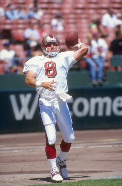 Steve young white sales jersey