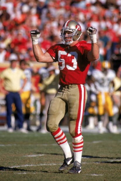 Mini Football Autographié Bill Romanowski – San Francisco 49ers – Beckett – RSA