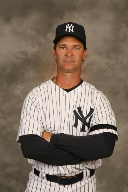TAMPA, FL - FEBRUARY 23: Don Mattingly #23 of the Yankees poses for a portrait during the New York Yankees Photo Day at Legends Field on February 23, 2007 in Tampa, Florida. (Photo by Nick Laham/Getty Images)