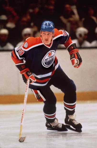 1980''s: WAYNE GRETZKY OF THE EDMONTON OILERS.
