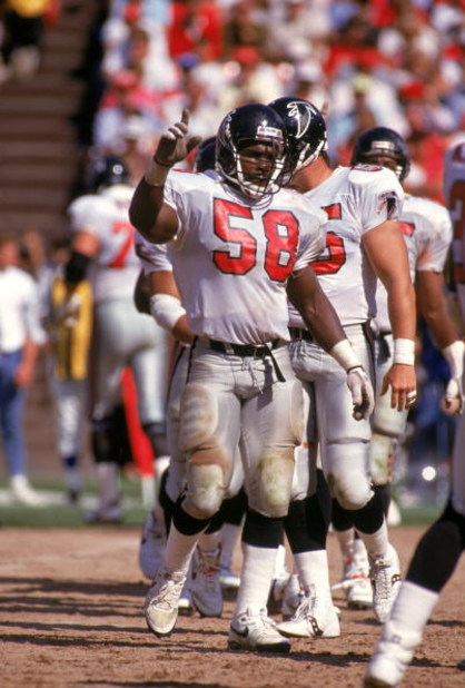  1991 Score Football #58 Jessie Tuggle Atlanta Falcons