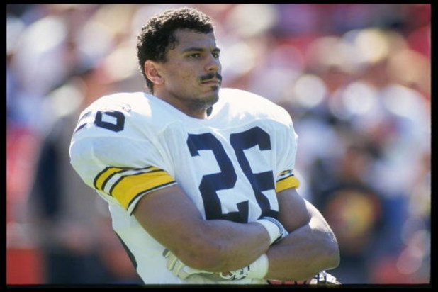 21 Oct 1990: Defensive back Rod Woodson of the Pittsburgh Steelers during the Steelers 27-7 loss to the San Francisco 49ers at Candlestick Park in San Francisco, California.