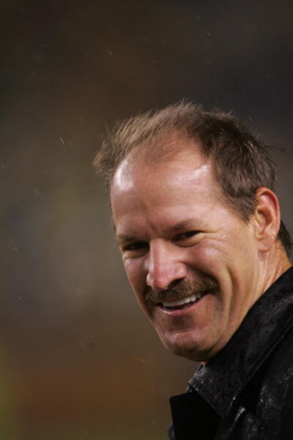 PITTSBURGH - NOVEMBER 5:  Bill Cowher stands on the field before the Baltimore Ravens game against the Pittsburgh Steelers on November 5, 2007 at Heinz Field in Pittsburgh, Pennsylvania. (Photo by Chris McGrath/Getty Images)   