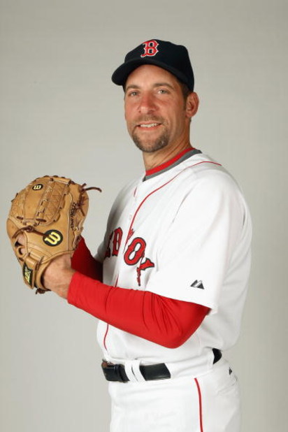 FORT MYERS,FLORIDA - FEBRUARY 22: John Smoltz #29 of the Boston Red Sox poses during photo day at the Red Sox spring training complex on February 22, 2009 in Fort Myers, Florida. (Photo by: Nick Laham/Getty Images)