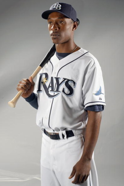 PORT CHARLOTTE, FLORIDA - FEBRUARY 20: B.J. Upton #2 of the Tampa Bay Rays poses during Photo Day on February 20, 2009 at the Charlotte County Sports Park in Port Charlotte, Florida. (Photo by: Nick Laham/Getty Images)