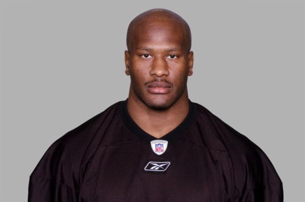 PITTSBURGH - 2008: James Harrison of the Pittsburgh Steelers poses for his 2008 NFL headshot at photo day in Pittsburgh, Pennsylvania. (Photo by Getty Images)