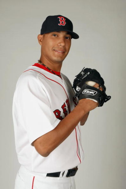FORT MYERS,FLORIDA - FEBRUARY 22: Felix Doubront #73 of the Boston Red Sox poses during photo day at the Red Sox spring training complex on February 22, 2009 in Fort Myers, Florida. (Photo by: Nick Laham/Getty Images)