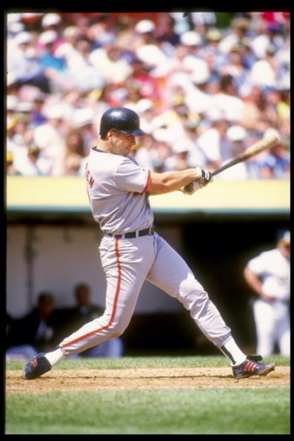 2 Sep 1992:  Shortstop Cal Ripken Jr. of the Baltimore Orioles swings at the ball during a game against the Oakland Athletics. Mandatory Credit: Otto Greule  /Allsport