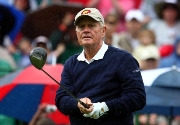 DUBLIN, OH - JUNE 03:  Jack Nicklaus hits a shot during a skins game prior to the start of the Memorial Tournament at the Muirfield Village Golf Club on June 3, 2009 in Dublin, Ohio.  (Photo by Scott Halleran/Getty Images)
