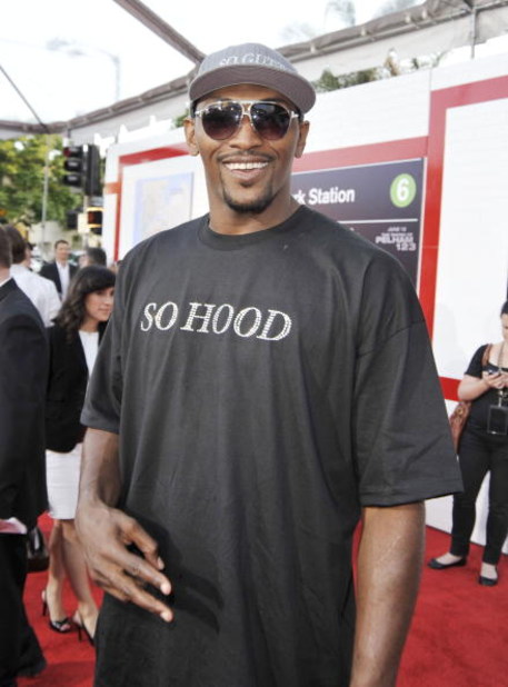 LOS ANGELES, CA - JUNE 04:  NBA player Ron Artest arrives at the premiere of Columbia Pictures' 'The Taking of Pelham 1 2 3' at the Village Theater on June 4, 2009 in Los Angeles, California.  (Photo by Kevin Winter/Getty Images)