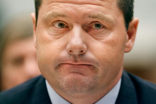 WASHINGTON - FEBRUARY 13:  Major League Baseball pitcher Roger Clemens testifies about allegations of steroid use by professional ball players before the U.S. House Oversight and Government Reform Committee on Capitol Hill February 13, 2008 in Washington,