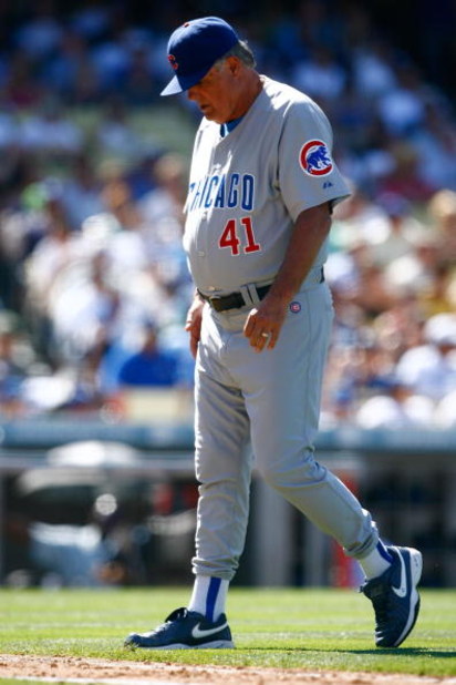 Chicago Cubs Manager Lou Piniella And Alfonso Soriano Sports