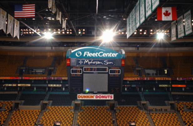 BOSTON - JANUARY 12: Interior view of the Fleet Center, home of the Boston Bruins taken on January 12, 2003 in Boston, Massachusetts. (Photo by: Brian Babineau/Getty Images)
